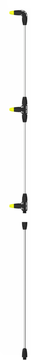 Штанга з 3 форсунками вертикальна MAROLEX : 60 см (hobby,profession,pp+,titan,movi,x-line) P048.011