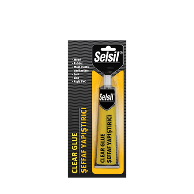 Клей 1-копонентний загального застосування SELSIL прозорий, тюбик 70 гр [12] DW