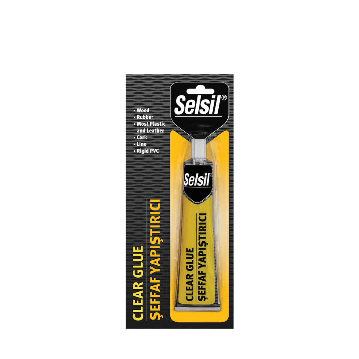 Клей 1-копонентний загального застосування SELSIL прозорий, тюбик 70 гр [12] DW