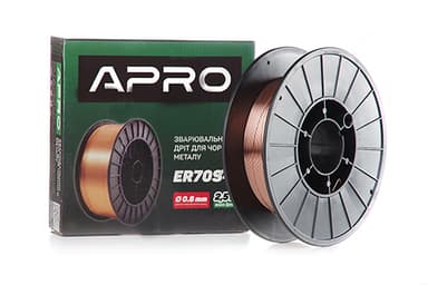 Зварювальний дріт ER70S-6 0,8мм 2,5кг п.б. APRO