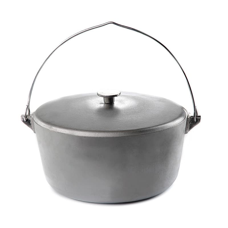 СИЛА Котел алюмінієвий з кришкою та дужкою 255мм 8л Хозтовари