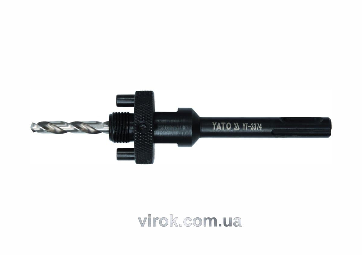 Тримач зі свердлом YATO : SDS+, Ø= 5/8", для кільцевих пил Ø=32-200 мм [25/50]