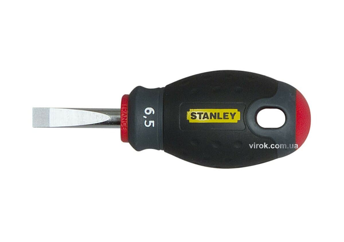 Викрутка плоска STANLEY "FatMax Stubby" : шліц SL5,5 х 30 мм