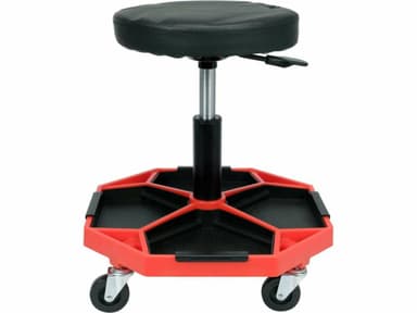 Табурет на 4 колесах YATO з базою з 4 комірками- 420х 420 мм, регул. висота- 410- 550 мм, 140 кг [1]