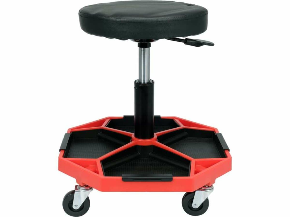 Табурет на 4 колесах YATO з базою з 4 комірками- 420х 420 мм, регул. висота- 410- 550 мм, 140 кг [1]