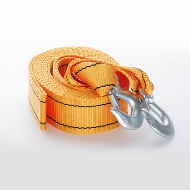 СИЛА Трос буксирувальний 8 тонн, 5.5 м × 65 мм, гаки (пакет)