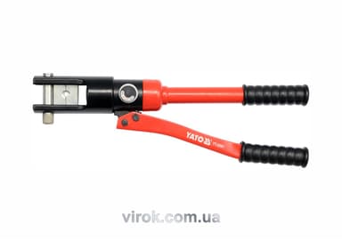 Кліщі ручні гідравлічні YATO для обтискання проводів S= 16-240 мм², l= 470 мм, [3]