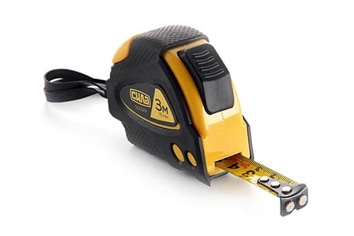 Рулетка обгумована Стандарт «Супермагніт» з автостопом 3м х 16мм СИЛА