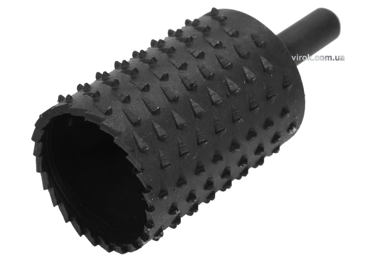 Фреза циліндрична по дереву YATO, для дрилі, Ø= 25 мм, з шпінделем Ø= 6 мм [10/120]