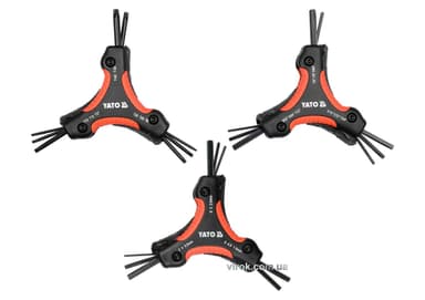 Набір ключів шестигранних YATO : HEX H1.5-H6, TORX T9-T40, 26 шт [6/20]