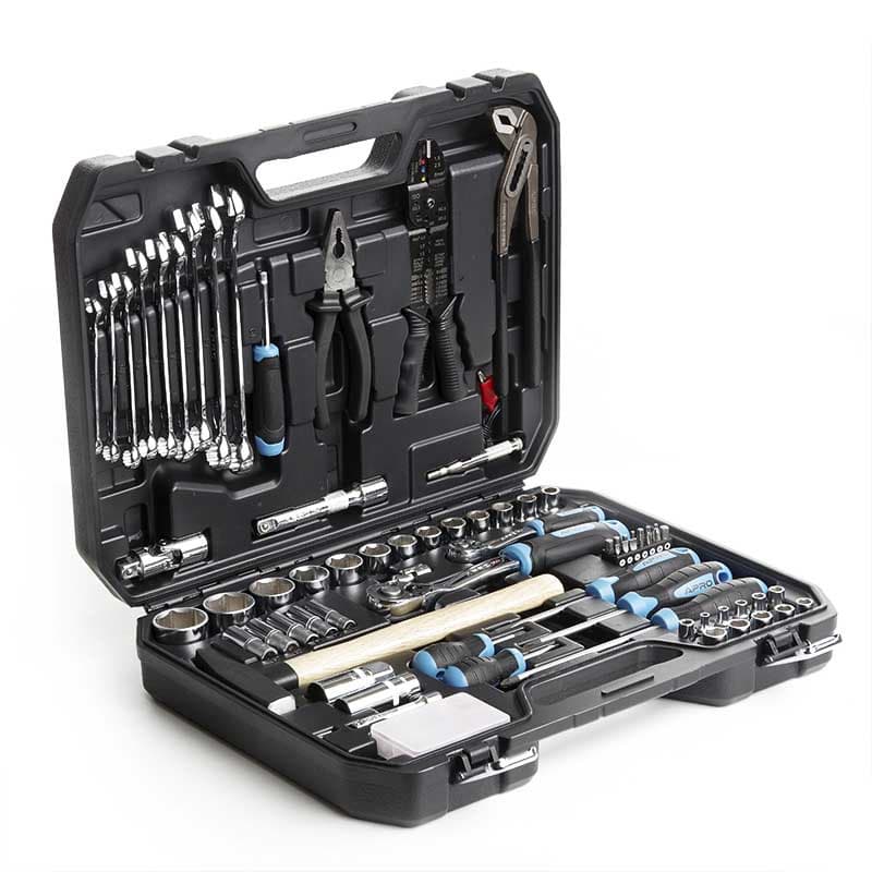 Набір насадок і інструментів CrV 1⁄4, 1⁄2 (90Т) (100 шт.) APRO