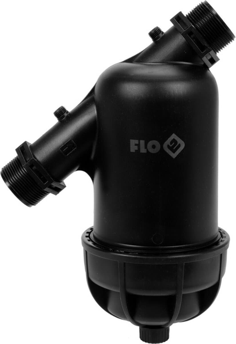 Фільтр водяний для зрошувальних систем FLO з гвинов. приєднанням- 1,5", фільтр- 130 мкм, 0,8 MPa [9]