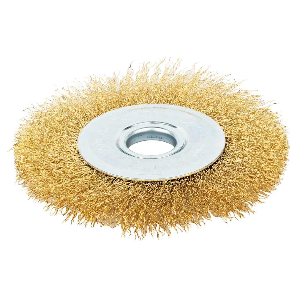 SIGMA Щітка дротяна дискова Ø 125 мм Ø22.2 мм (латунь) GRAD