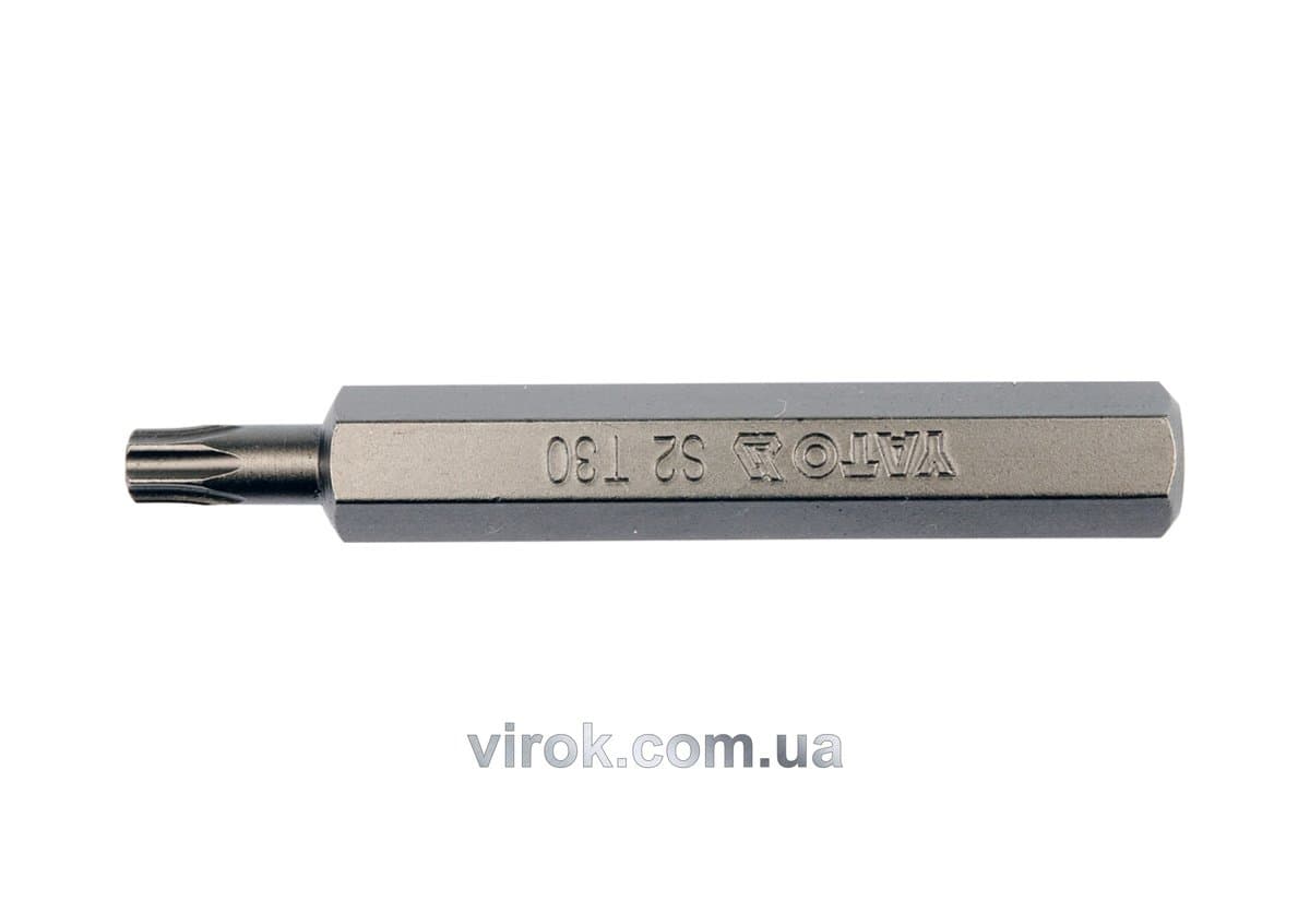 Насадка викруткова YATO : "TORX" T30 x 75 мм. S2 10 (Шт/Уп.) [10/100]