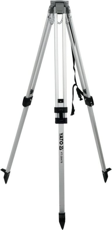 Штатив тринога для вимірюв. приладів YATO телескоп (2 секціі) . кріплення 5/8", H≤ 150 см. алюмінієв
