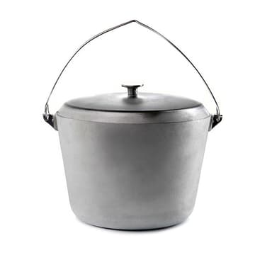 СИЛА Котел алюмінієвий з кришкою та дужкою 255мм 12л Хозтовари
