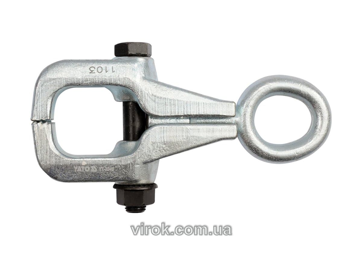 Затискач для листового металу YATO тип "С", l= 142 мм, роб. t≤ 16 мм [10]