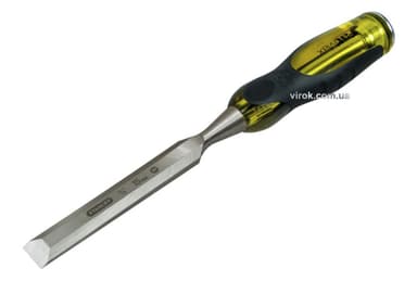 Стамеска ударна STANLEY "FatMax" : W= 16 мм, L= 130 мм, ручка : пластик + резина. CrV.(DW)