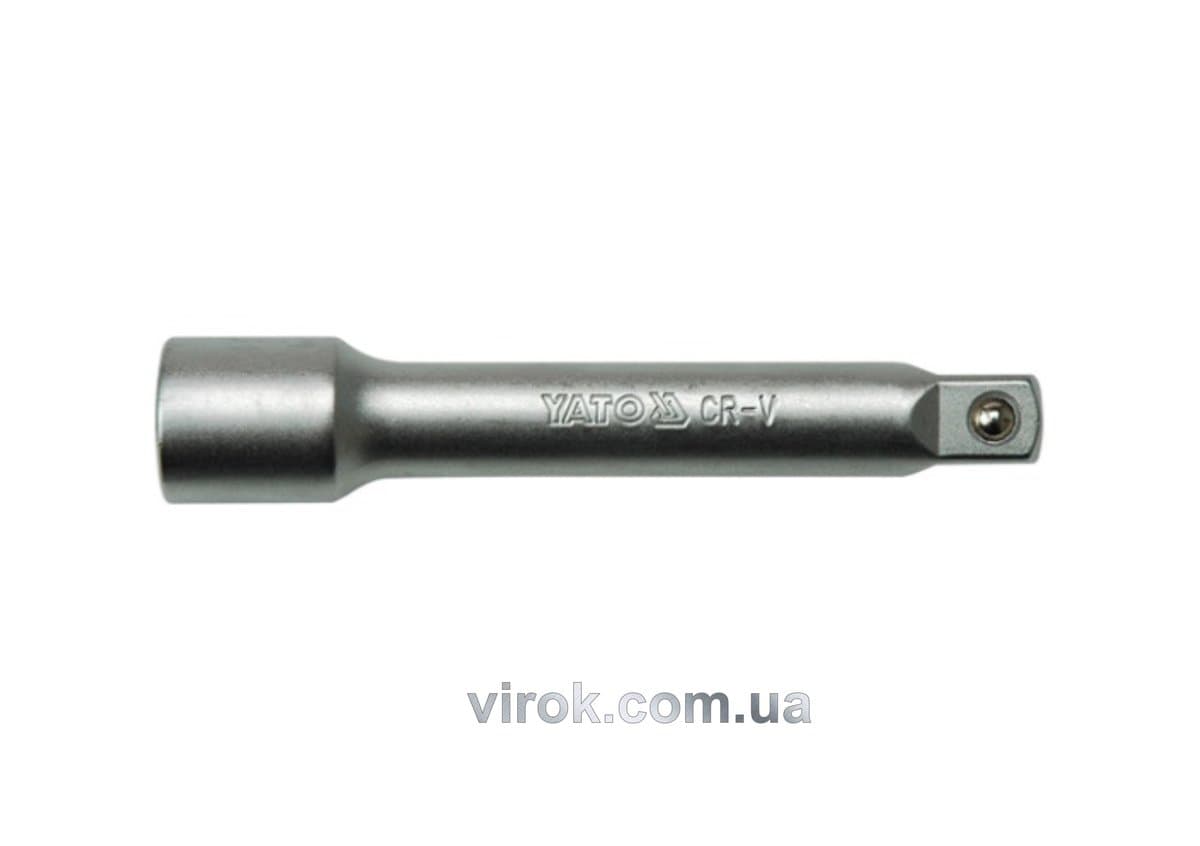 Подовжувач YATO : квадрат 1/2", L= 76 мм [15/30/120]