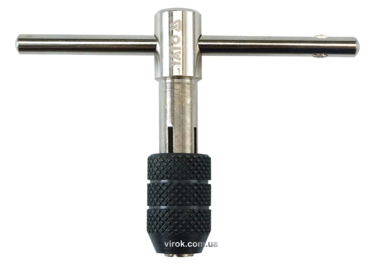 Вороток для мітчиків Т-подібний YATO : M3-M8, L= 70 мм [20/80]