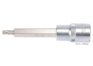 Головка торцева YATO квадрат 1/2 "TORX" подовжена Т27, L= 100 мм [20/120]