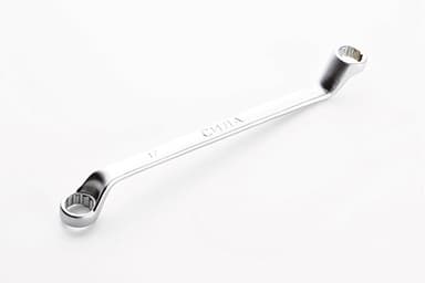 Ключ накидний двосторонній CrV 16x17мм СИЛА