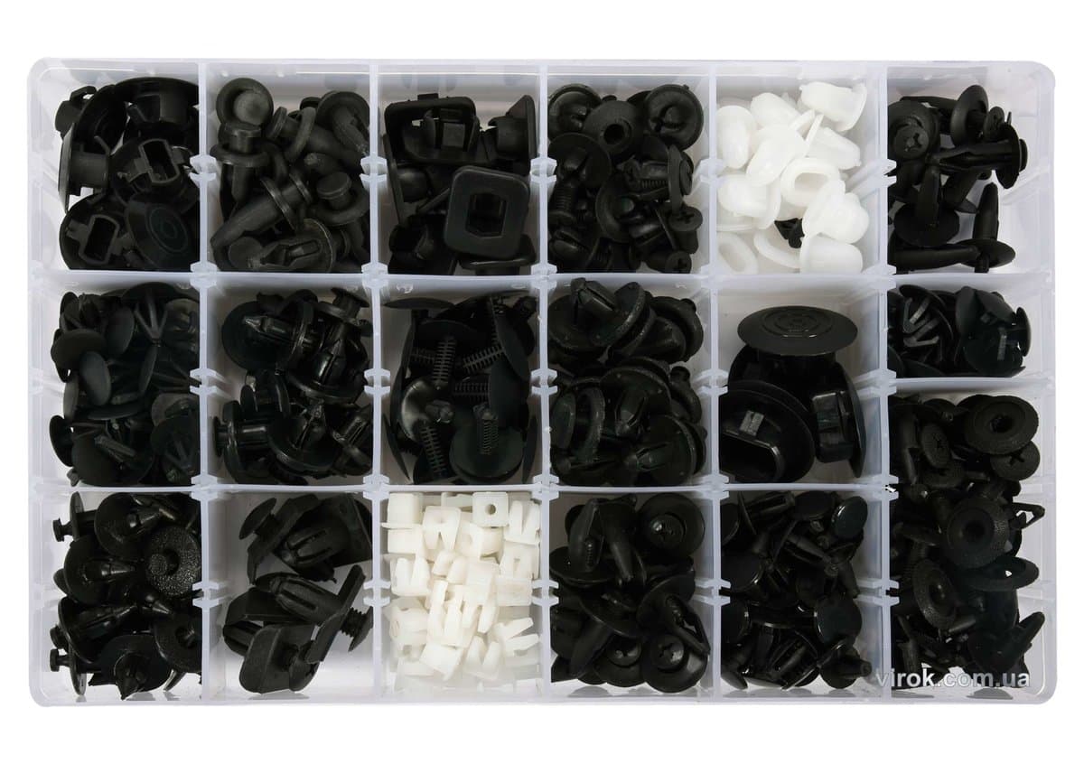 Шпинки для автосалоної обшивки NISSAN YATO, різні, 18 типорозмірів, 418 шт. [20/320]