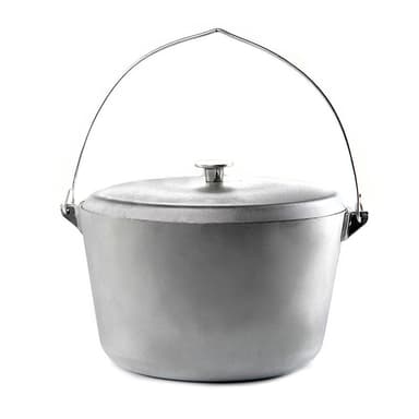 СИЛА Котел алюмінієвий з кришкою та дужкою 255мм 10л Хозтовари