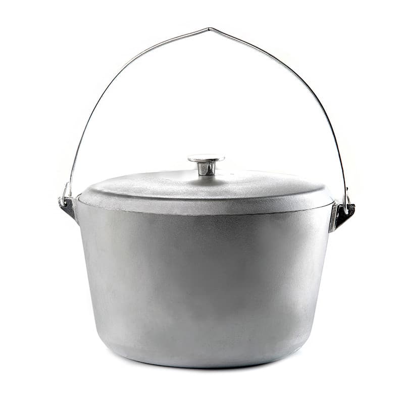 СИЛА Котел алюмінієвий з кришкою та дужкою 255мм 10л Хозтовари