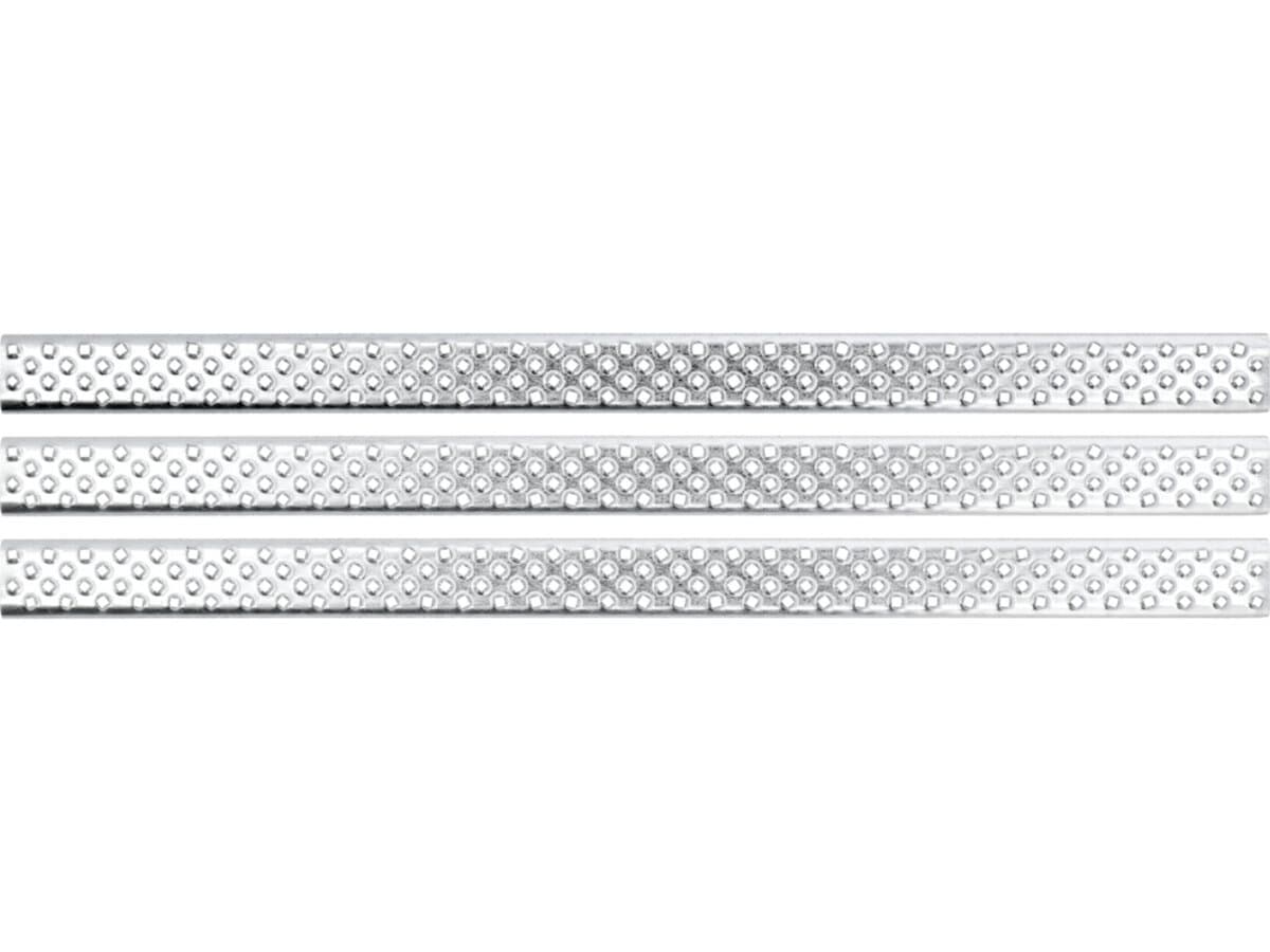 Рашпилі по пінопласту змінні зі сталі YATO 3 по 400х 25х 13 мм, зуб h= 2,1 мм [5]