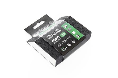 Губка шліфувальна чотирьохстороння кутова P320 APRO