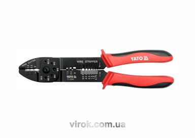 Знімач ізоляції YATO, L=240 мм, Ø=1.5-6.0 мм [12/48]