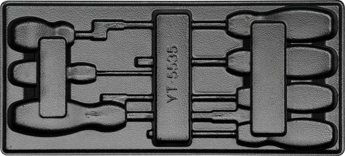 Вклад до інструментальної шафи пустий YATO, для викруток YT-5535 [5/30]
