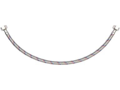 Шланг водопровідний з опліткою з нерж сталі FALA l= 500мм, Ø= 8/12, з'єднання F-1/2" х F-1/2" 1 МПа