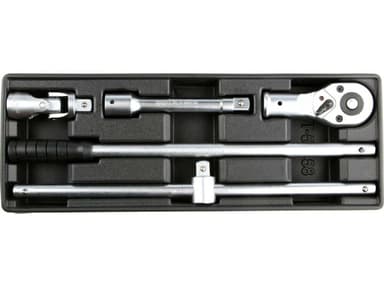 Вклад до інструментальної шафи YATO, інстр-ти до торцевих ключів з квадр. 3/4", 385x175x41 мм, 4 ел