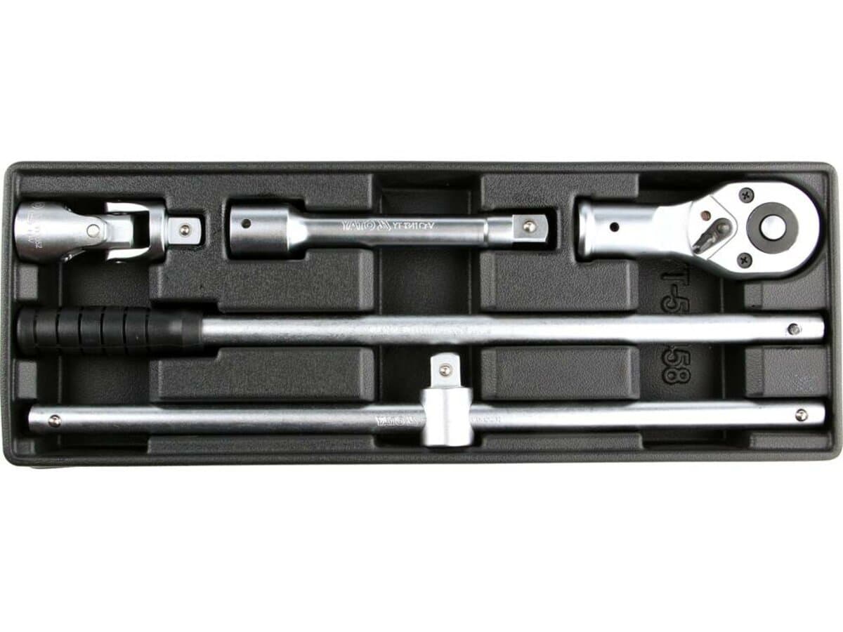 Вклад до інструментальної шафи YATO, інстр-ти до торцевих ключів з квадр. 3/4", 385x175x41 мм, 4 ел
