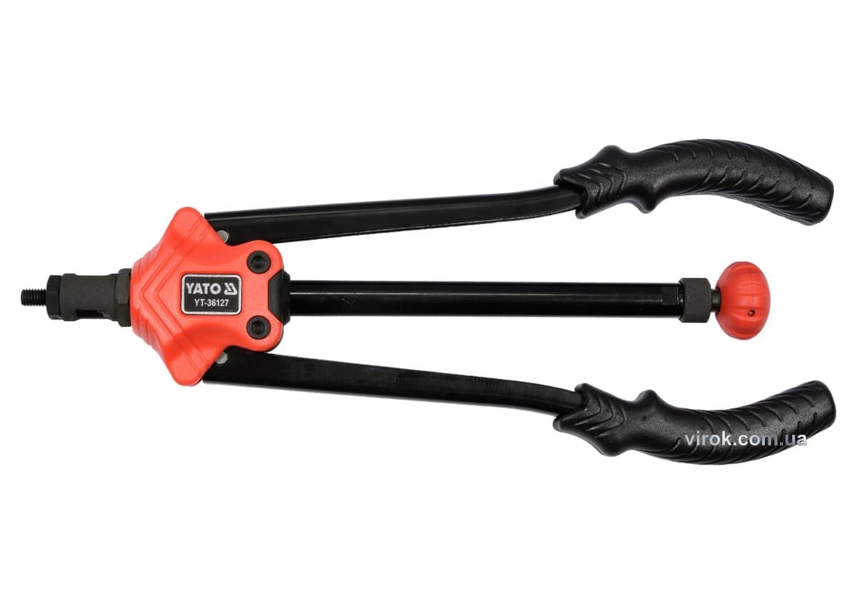 Заклепочник дворучний YATO для нітогайок М3; М4; М5; М6; М8; М10; М12; l=360 мм [12]