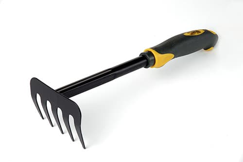 Граблі 5-ти зубі з обгумованою рукояткою СИЛА