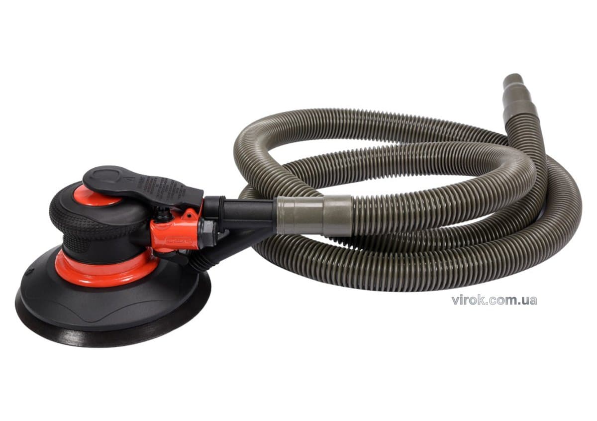 Шліфмашина пневматична YATO ексцентрикова для шлангу Ø=1/4", 10500 об/хв. Ø=150 мм, 0,63 MPa [10]