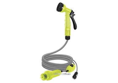 Душ портативний LUND: від акумул.- 12В, продукт.- 2л/хв, кабель живл.- 4м, шланг- м, 7 режимів [10]