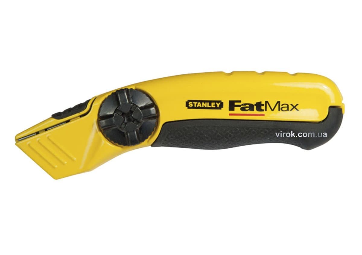 Ніж STANLEY "FatMax" : L= 170 мм. M= 19 мм. фіксоване висувне лезо, трапецевидне