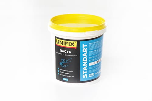 Паста для очищення рук Standart 0,5кг (відерце) UNIFIX