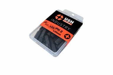 Насадка викруткова USH Industry : Phillips PH2 x 25 мм. Torsion Уп. 25 шт.