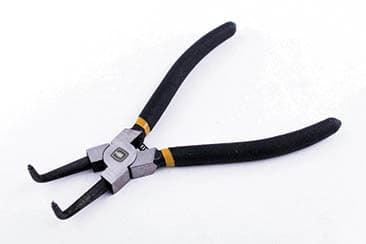 Знімачі стопорних кілець гнуті на стиснення (обгумовані) 175м СИЛА