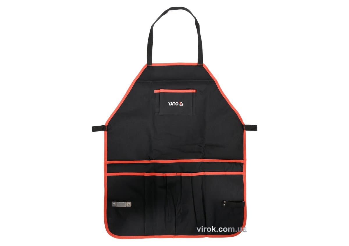 Фартух робочий YATO з поліестеру, 6 кишень, 690 х 560 мм [60]