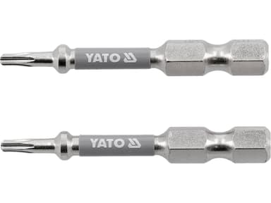 Насадка викруткова YATO TORX T8 х 50 мм. HEX 1/4", покрита нікелем, 2 шт.[10]