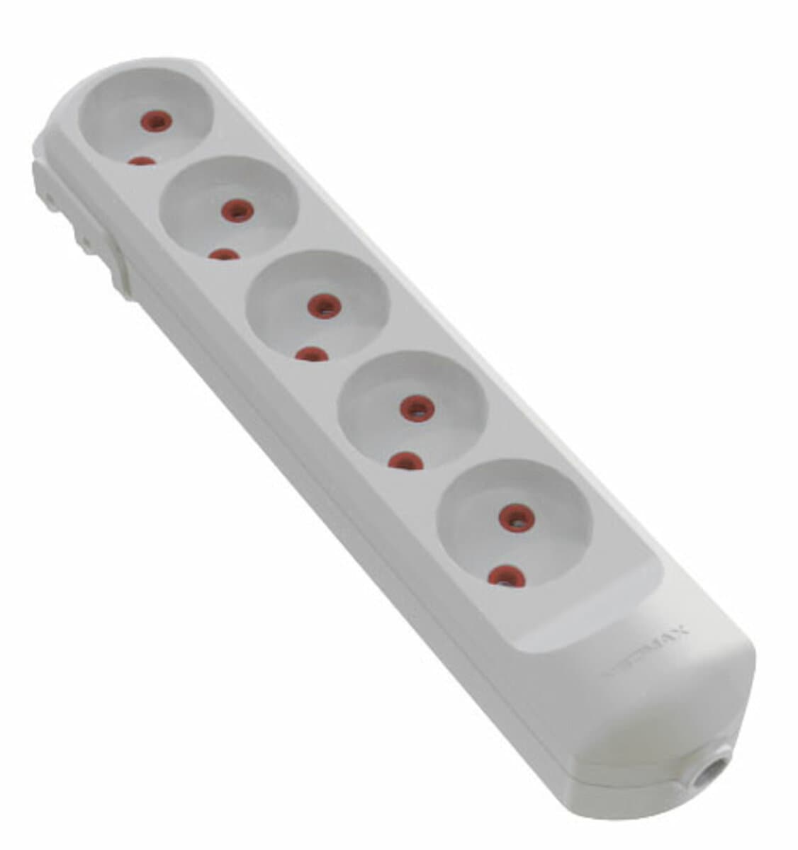 Колодка мережева VIROK: з 5 гніздами без заземлення