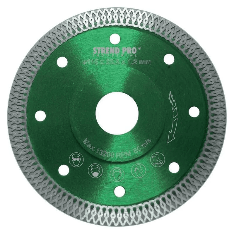 STREND PRO Диск відрізний алмазний Industrial (ультра тонкий) 125*22*1,2мм (кераміка)