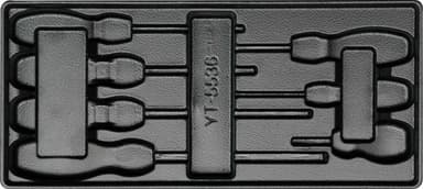 Вклад до інструментальної шафи пустий YATO, для викруток YT-5536 [5/30]