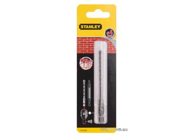 Свердло по цеглі STANLEY SuperLock : Ø= 4 x 180 /50 мм. хвостик HEX- 1/4"